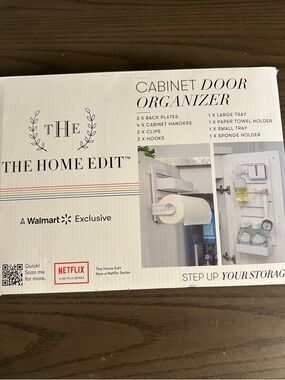 The Home Edit White Cabinet Door Organizer Kit